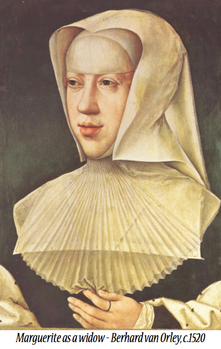 Marguerite as a widow - Berhard van Orley, c.1520